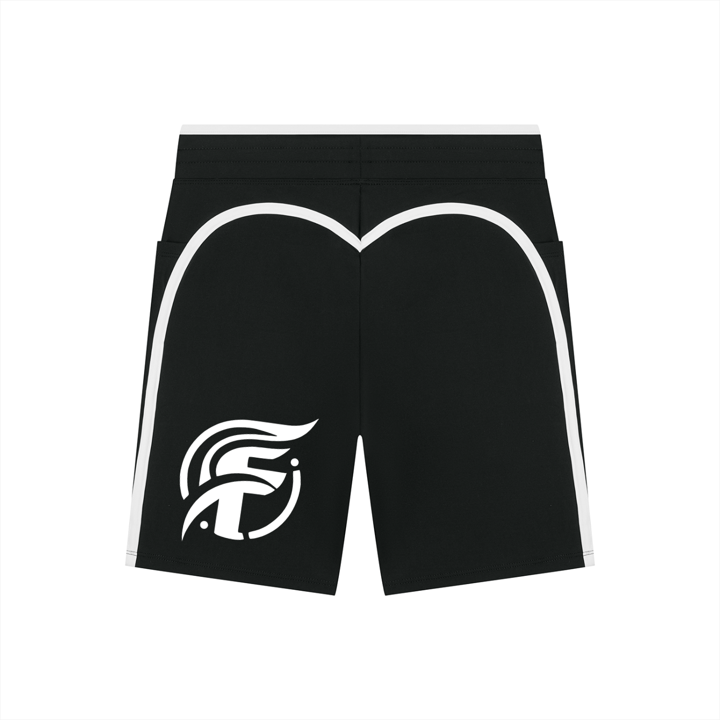 Women's High Rise Color Block Yoga Shorts